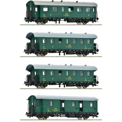 Roco Súprava so štyrmi osobnými vozňami ČSD H0 RO6200088 – Zboží Dáma