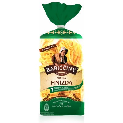 Babiččiny Těstoviny široká hnízda 250 g – Zboží Dáma