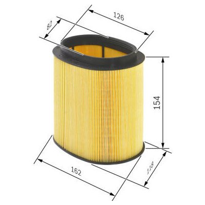 Vzduchový filtr BOSCH F 026 400 213 – Hledejceny.cz