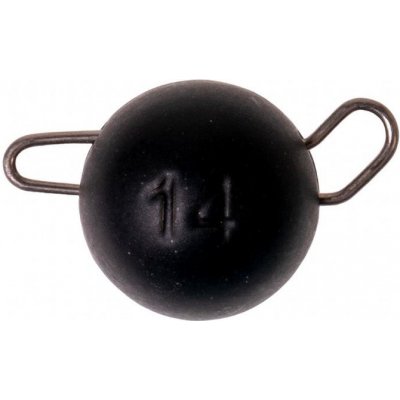 Zeck Tungsten Cheburashka Head Black 3g 2ks