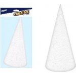 MFP Kužel polystyrenový ø 11 cm V:30 cm bílá 1041739 – Sleviste.cz