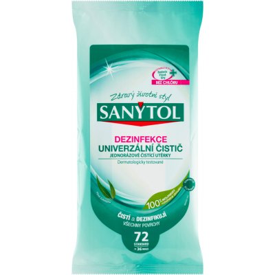 Sanytol Dezinfekční /antibakteriální utěrky 36 ks – Zboží Dáma