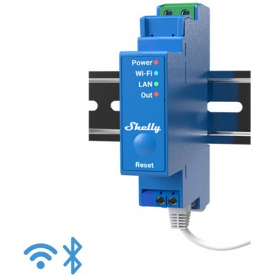 SHELLY PRO 1 Spínací modul na DIN lištu 1kanálový, LAN, WiFi, Bluetooth – Zboží Živě