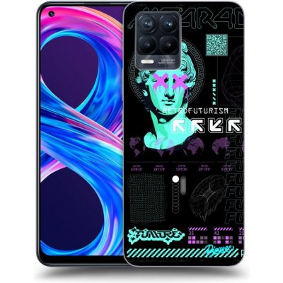 Picasee silikonové Realme 8 Pro - RETRO černé – Zboží Mobilmania