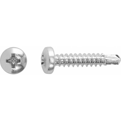 Samořezný šroub s půlkulatou hlavou PH2 ocel A2 3,5 x 16 mm, 12 ks – Hledejceny.cz
