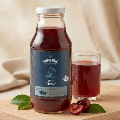Authentic Třešňový mošt 100 % 330ml – Sleviste.cz