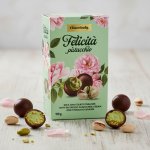 Chocolady Pralinky z mléčné čokolády plněné krémem s pistáciovou příchutí a kousky pistácií Felicitá pistacchio 150 g – Zboží Mobilmania