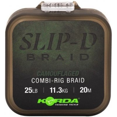 Korda Návazcová Šňůra Slip-D Braid 25 lb 20 m – Hledejceny.cz
