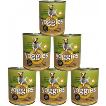 Yoggies Krůtí batáty a bodlákový olej 6 x 0,8 kg