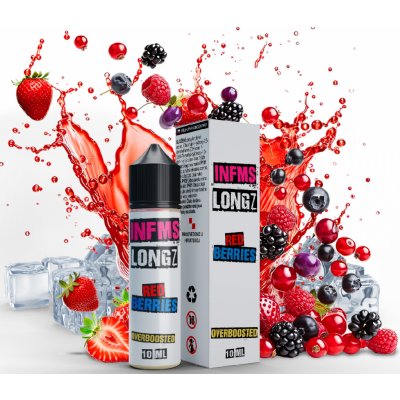 Infamous LongZ Shake & Vape Red Berries 10 ml – Zboží Dáma