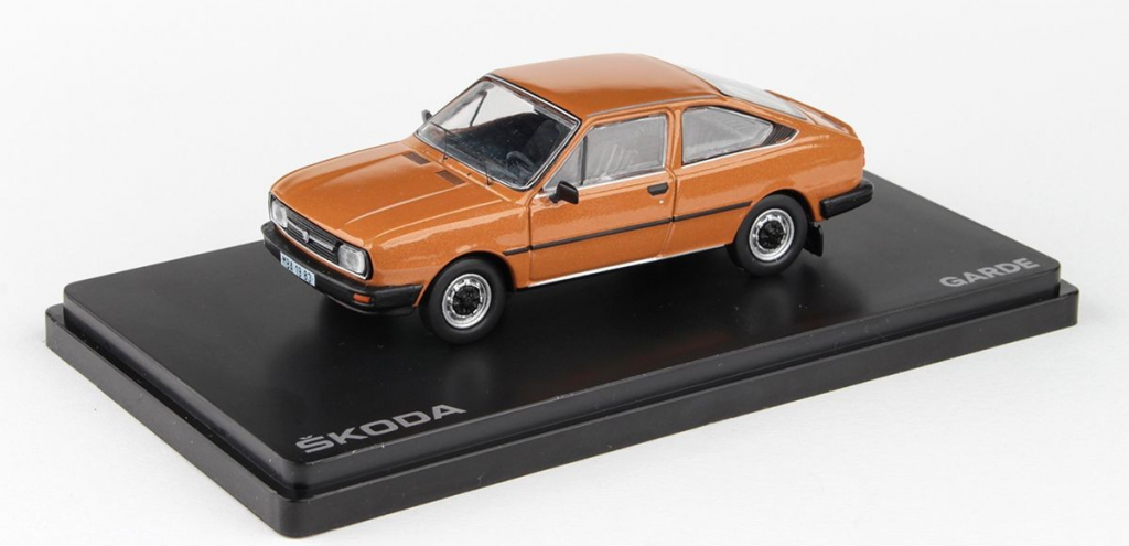 Abrex škoda GARDE 1982 Bronzová Metalíza 1:43