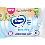 ZEWA Pure vlhčený bílý 42 ubrousků – Zboží Dáma