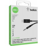 Belkin F7U079bt03-BLK RockStar 3,5mm Aud./USB-C, 0,9m, černý – Hledejceny.cz