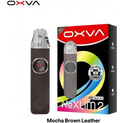 OXVA NeXLIM 2 2000 mAh Mocha Brown Leather – Zbozi.Blesk.cz
