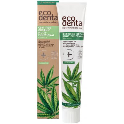 Ecodenta Organic Multi-Functional s konopným olejem proti zubnímu plaku 75 ml – Hledejceny.cz