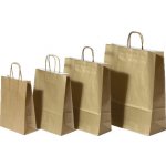 OSTATNÍ Taška papírová 18x8x22 zlatá – Zboží Dáma