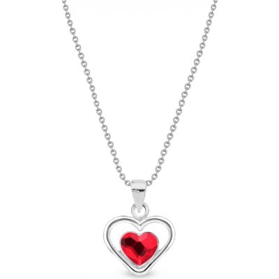 Spark červený se Swarovski elements sweetheart NM28086LSI-S Light siam – Hledejceny.cz