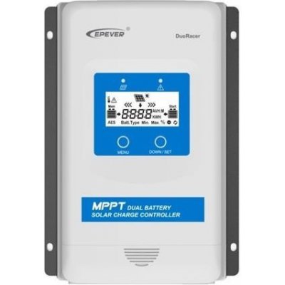 EPEVER DR2210-DDS solární MPPT regulátor 12,24 V, DuoRacer 20A, vstup 100V (DR2210-DDS) – Zboží Mobilmania