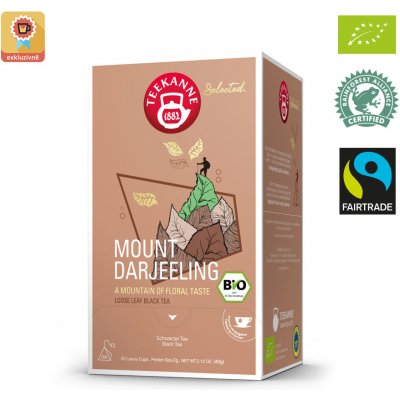 Teekanne BIO Selected. Mount Darjeeling Luxury Cup 20 x 2 g