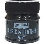 pentart Barva na textil a kůži černá 50 ml – Zboží Mobilmania