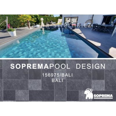 SOPREMAPOOL DESIGN Bazénová PVC fólie, Bali 1,65 x 25 m – Zboží Mobilmania
