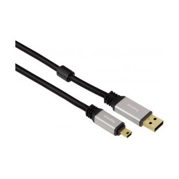 Hama HM 53746 USB 2.0, A-plug - mini plug (B5 Pin), 1,8m
