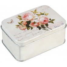 Ovis plechová krabička na mýdlo Rose