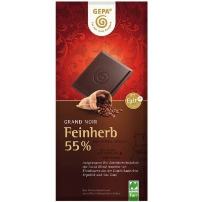 Gepa Bio hořká 55 % , 100 g