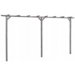 Dřevěná pergola G03V s mřížkou 3 cm – Hledejceny.cz