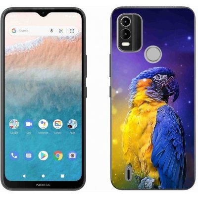 Pouzdro mmCase Gelové Nokia C21 Plus - papoušek ara 1