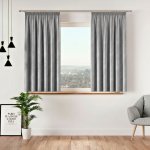 Dekorační krátký závěs s řasící páskou VELVINO color 019 světle šedá 140x160 cm (cena za 1 kus) MyBestHome – Zboží Mobilmania