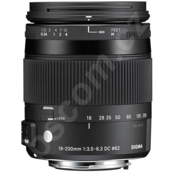 SIGMA 18-200mm f/3.5-6.3 DC Macro OS HSM Contemporary Canon