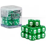 Kostky Warhammer Dice Cube 20 ks šestistěnné černé – Zboží Mobilmania