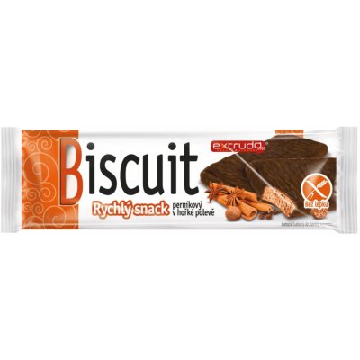 EXTRUDO Biscuit Rychlý snack perníkový v kakaové polevě 24 g – Zboží Dáma