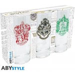 CurePink Sklenice Harry Potter: Set 3 kusů 290 ml – Sleviste.cz