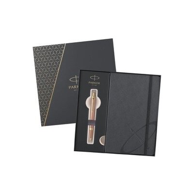 Parker 1502/3293902 IM Writing Rituals Orange GT sada dárková sada kuličkové tužky / propisky v kazetě se zápisníkem – Zboží Mobilmania