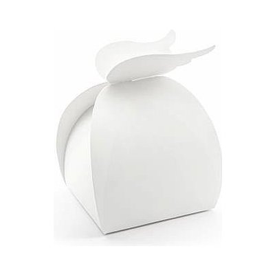 Krabička na výslužku kulatá bílá s křídly - 10 ks – Zboží Mobilmania