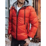 Dstreet pánská prošívaná zimní bunda TX3828 červená – Zboží Mobilmania