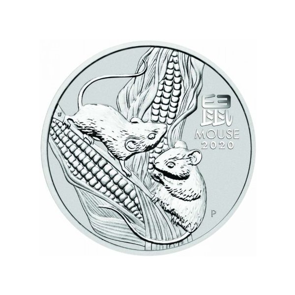  Perth Mint Stříbrná mince Year of the Mouse Rok Myši 1 oz