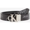 Pásek Calvin Klein Černý pánský kožený pásek Jeans