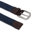 Pásek Ralph Lauren Polo Pánský pásek Braid Stretch 405666041002 Tmavomodrá