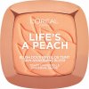 Tvářenka L'Oréal Paris Wake Up & Glow Life’s a Peach tvářenka 01 Peach Addict 9 g