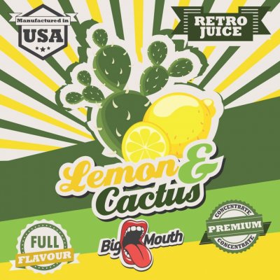 Big Mouth RETRO Citron a kaktus 10 ml – Zbozi.Blesk.cz