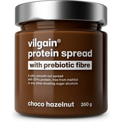 Vilgain Proteinový krém s prebiotickou vlákninou lískové ořechy s čokoládou 350 g – Sleviste.cz