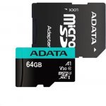 ADATA MicroSDXC 64 GB AUSDX64GUI3V30SA2-RA1 – Zbozi.Blesk.cz