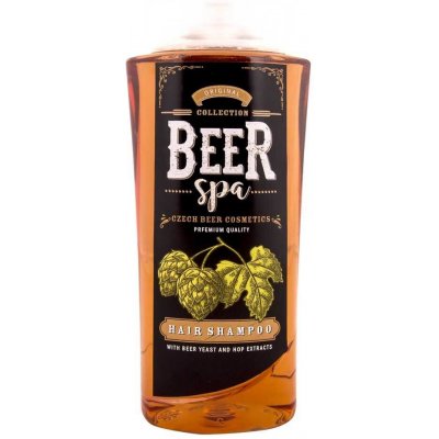 Bohemia Gifts Beer Spa pivní vlasový šampons extrakty pivních kvasnic a chmele 250 ml – Zboží Mobilmania
