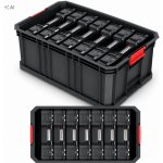 Prosperplast Modular Solution Modulární přepravní box se 7 organizéry 520 x 329 x 210 KMS553520R7-S411 – Hledejceny.cz