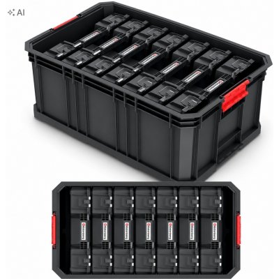 Prosperplast Modular Solution Modulární přepravní box se 7 organizéry 520 x 329 x 210 KMS553520R7-S411 – Hledejceny.cz