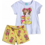 Dívčí pyžamo svítící ve tmě KYLY HOLČIČKA S MEDVÍDKEM bílé – Sleviste.cz