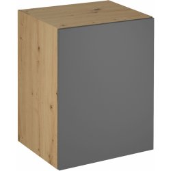 Max-i Horní skříňka, dub artisan/šedý mat, univerzální, LANGEN G60G